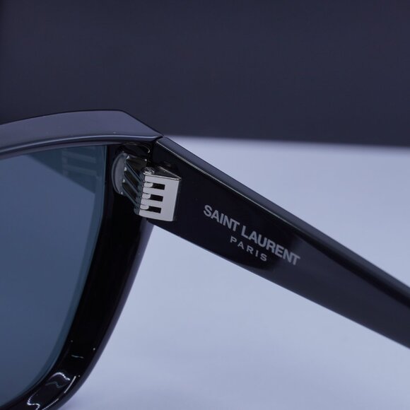 Saint Laurent SL 758 001 Sunglasses Black Cat Eye Frame, Dark Grey Lenses main image 10